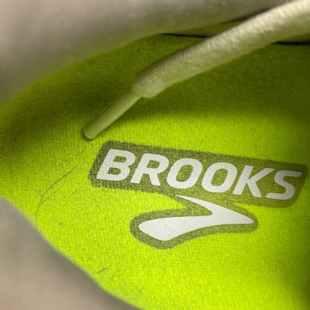 Brooks Glycerin GTS 21 Running Shoes Women's Size 10 Beige Light Blue‎ Orange
